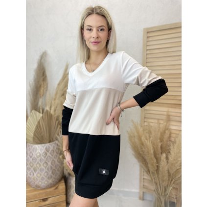 Tunika Break (Barva Bílá/Béžová, Velikost UNI)