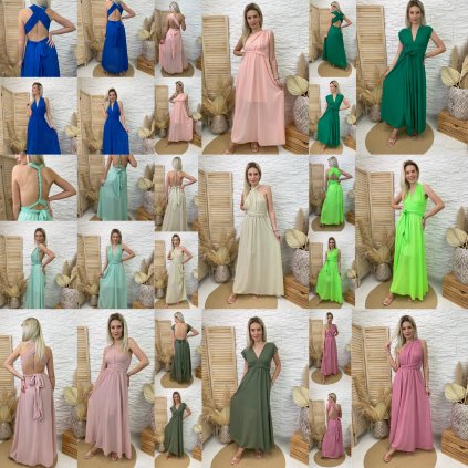 Šaty Barbara (Barva Béžová, Velikost UNI)