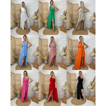 Šaty Kimberly (Barva Béžová, Velikost UNI)