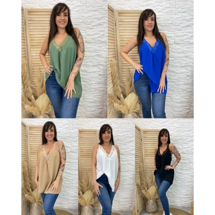 Tílko Kenli (Barva Béžová, Velikost UNI)