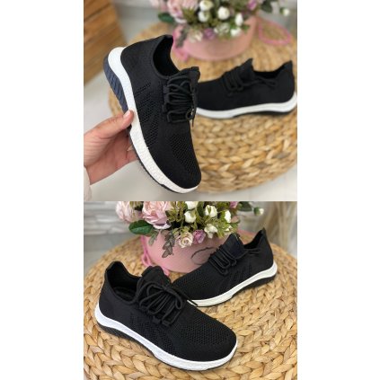 Tenisky Calum (Barva Černá, Velikost 39)