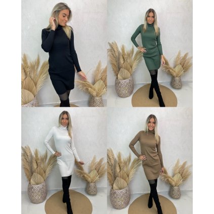 Rolákové šaty Fabius