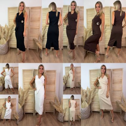 Svetrové šaty Lineth