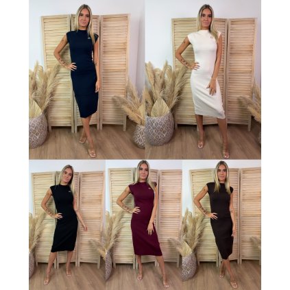 Svetrové šaty Robeen