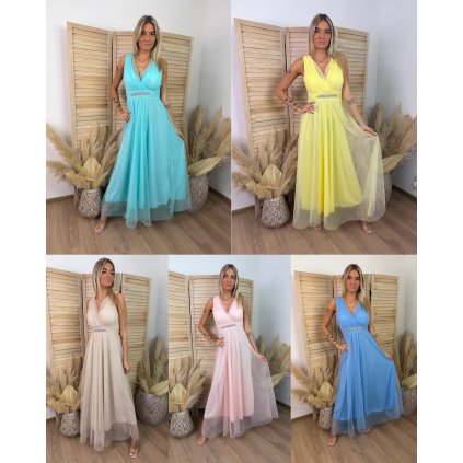 Plesové šaty Color