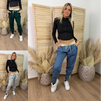 Kalhotové tepláky Cortina