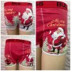 Pánské boxerky Merry Christmas (Velikost L, Barva Červená)