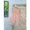 Dětské šaty ROUZIE 6-36 měsíců (Barva Lososová, Velikost 6)