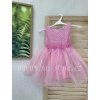 Dětské šaty ROUZIE 6-36 měsíců (Barva Lososová, Velikost 6)