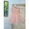 Dětské šaty ROUZIE 6-36 měsíců (Barva Lososová, Velikost 6)
