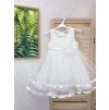 Dětské šaty AURORA 4-14 Let (Barva Bílá, Velikost 6)