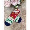 Vánoční ponožky XMAS (Velikost 39-41, Barva Modrá)