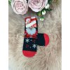 Vánoční ponožky XMAS (Velikost 39-41, Barva Modrá)