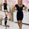 Šaty Alessandra (Barva Černá, Velikost S/M)