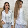 Jeans bunda Ema (Barva Bílá, Velikost S)