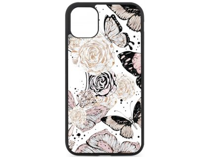 Kryt na mobil Samsung floral art