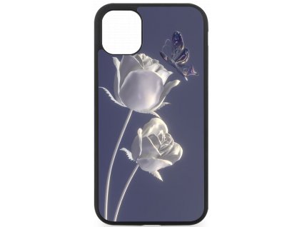 Kryt na mobil iPhone white rose
