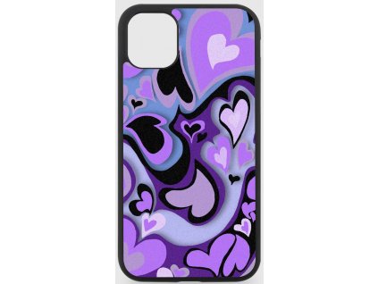 Kryt na mobil Samsung Purple hearts