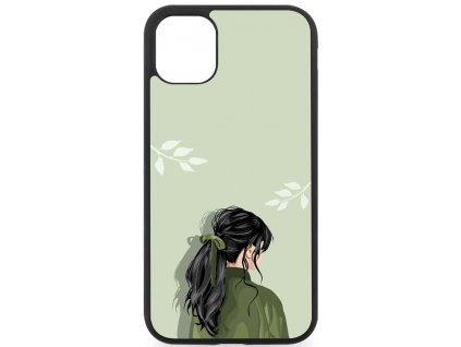 Kryt na mobil iPhone green ponytail