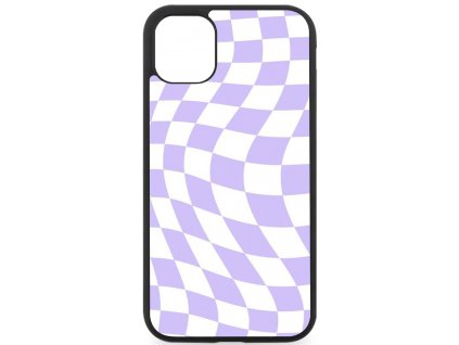 Kryt na mobil Xiaomi lilac checkerboard