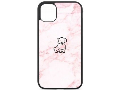 Kryt na mobil Samsung cute dog pink