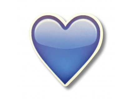 80 blue heart