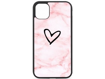 Kryt na mobil Realme pink heart (Realme 7 Pro)