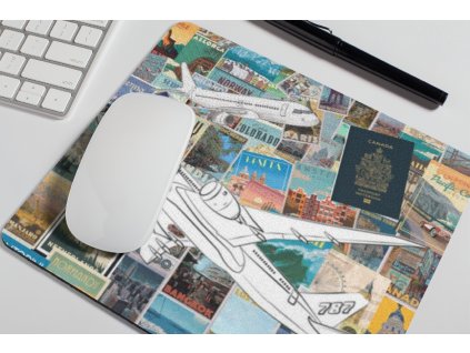 mousepad mockup over a desk next to a pen 27549 (2)