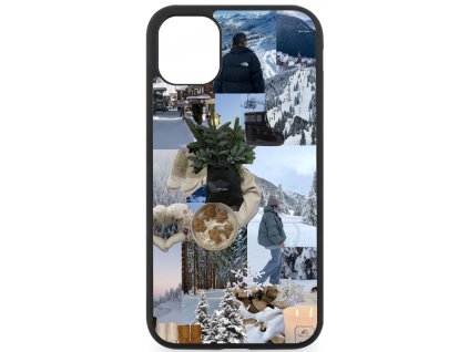 Kryt na mobil Samsung christmas mountains