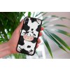 mockup of a woman holding a clear phone case in front of a houseplant 4636 el1 (2)