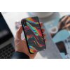 mockup of a man holding a clear phone case 4638 el1