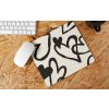 mousepad mockup lying on a wooden surface 27563