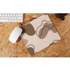 mousepad mockup lying on a wooden surface 27563