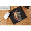 mousepad mockup lying on a wooden surface 27563
