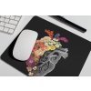 mousepad mockup over a desk next to a pen 27549