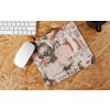 mousepad mockup lying on a wooden surface 27563