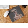 mousepad mockup lying on a wooden surface 27563