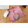 mousepad mockup lying on a wooden surface 27563