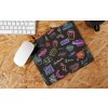 mousepad mockup lying on a wooden surface 27563