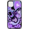 Kryt na mobil Samsung Purple hearts