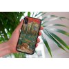 mockup of a woman holding a clear phone case in front of a houseplant 4636 el1 2022 05 23T143035.927