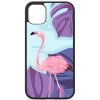 Kryt na mobil iPhone flamingo world