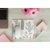mousepad mockup over a wooden surface by some flowers and a laptop 27560 (4)