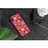 Kryt na mobil Samsung red snowflake