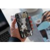 mockup of a man holding a clear phone case 4638 el1