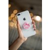 phone grip mockup with string lights in the background 22146