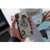 mockup of a man holding a clear phone case 4638 el1