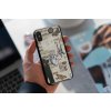 mockup of a man holding a clear phone case 4638 el1