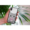 mockup of a woman holding a clear phone case in front of a houseplant 4636 el1 (6)