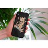 mockup of a woman holding a clear phone case in front of a houseplant 4636 el1 (2)